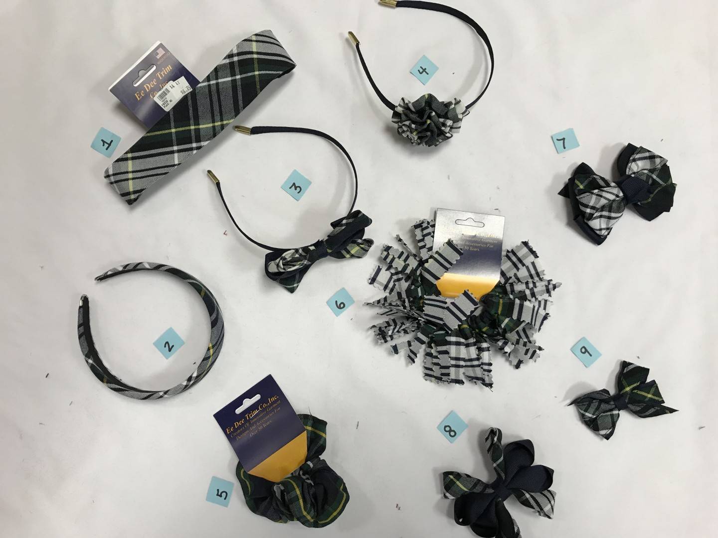 Plaid 45 Hair Accessories Items