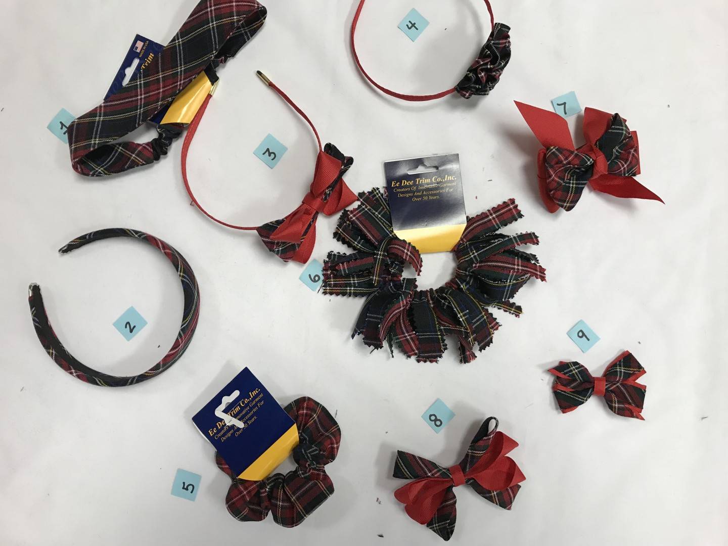 Plaid 56 Hair Accessories Items