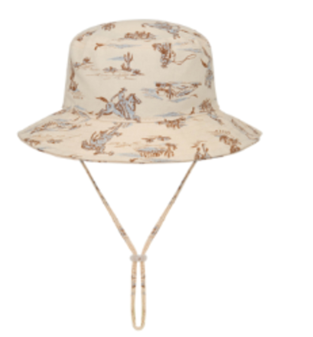 DOZER BABY BOYS NATURAL BUCKET HAT TALAROO