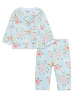 LITTLE ME LLE15615 BABY GIRLS 2 PIECE MEADOW CARDIGAN SET
