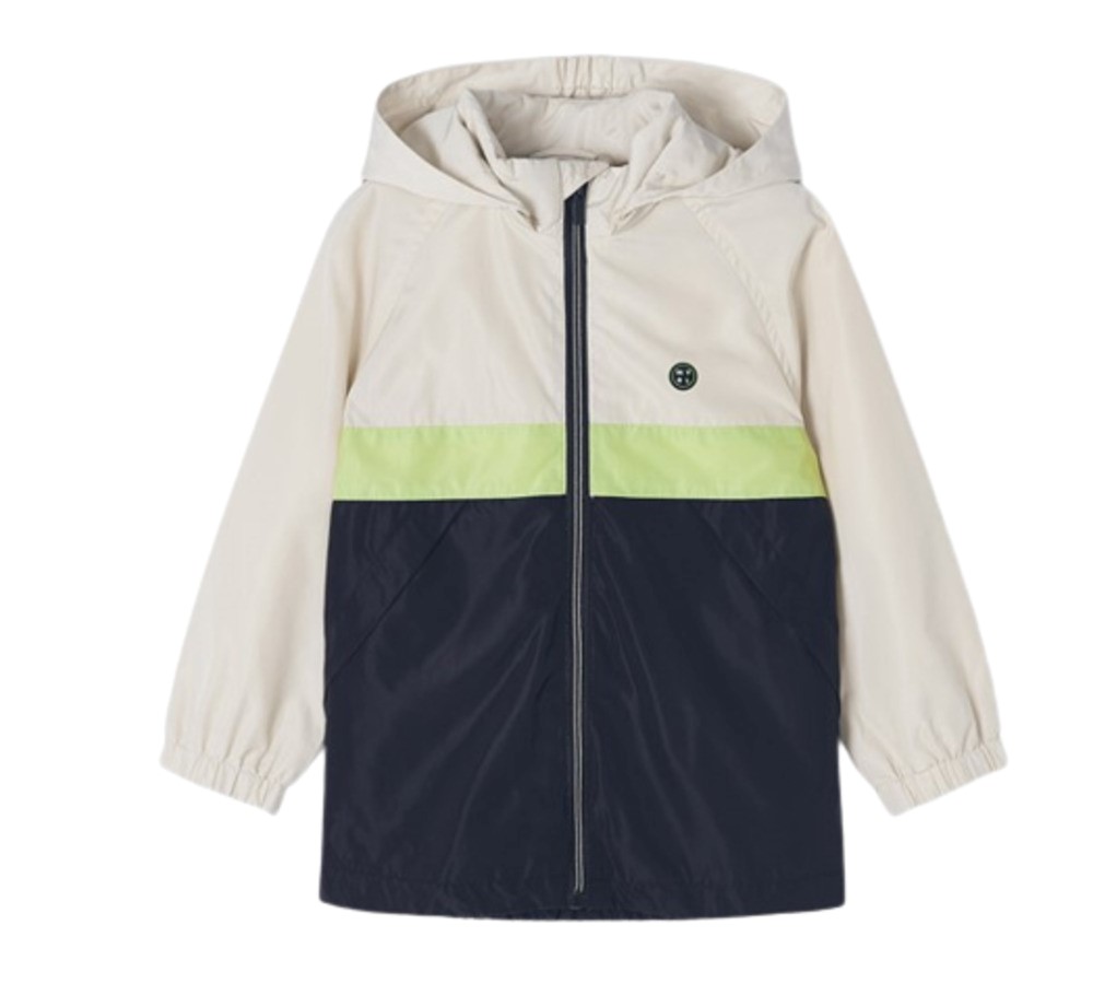 MAYORAL 3465 BOYS HOODED WINDBREAKER JACKET