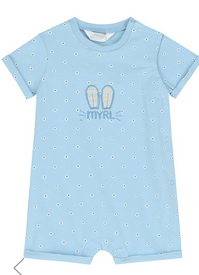 MAYORAL 1722 BABY BOYS BLUE SHORT ROMPER
