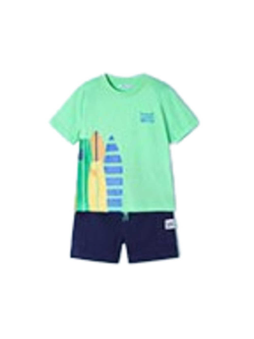 MAYORAL 3603 BOYS SURFBOARD SHORT SET