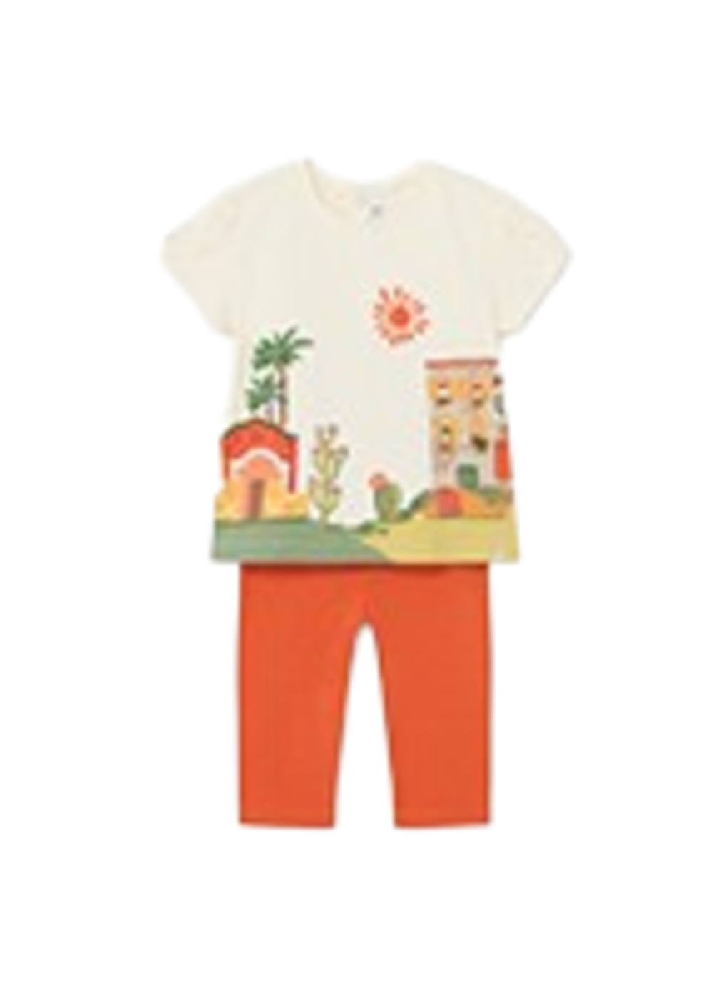 MAYORAL 1736  BABY GIRLS SOUTHWESTERN LEGGING SET