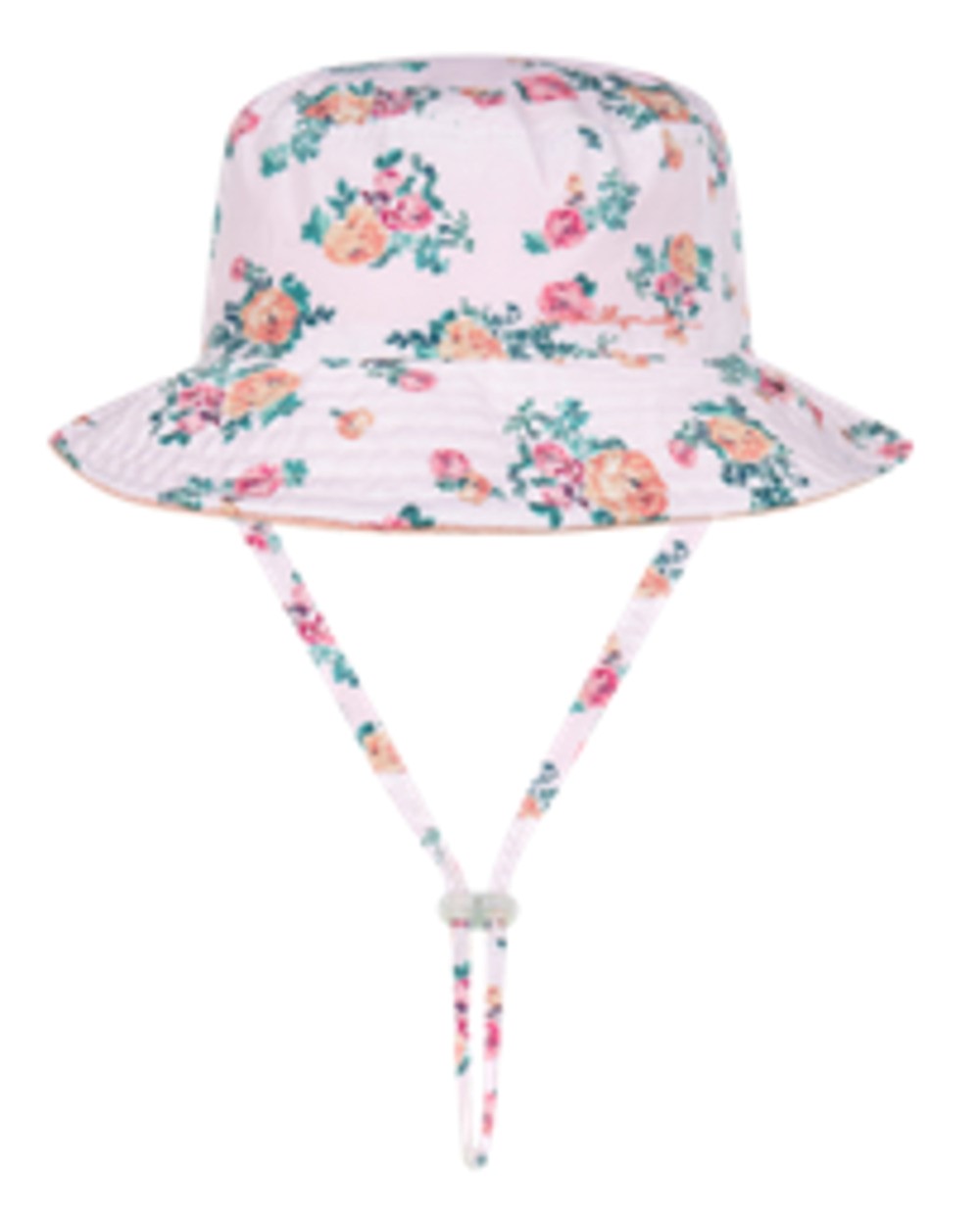 MILLYMOOK BABY GIRLS OFF WHITE REVERSIBLE BUCKET HAT YOWRIE