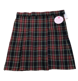 Two Kick Pleat Skirt
Plaid 56