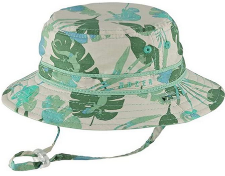 DOZER BABY BOYS GREEN REVERSIBLE BUCKET HAT SONNY 