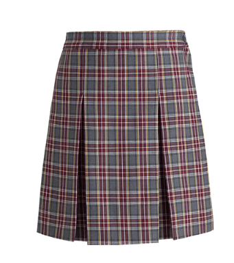 Two Kick Pleat Skirt
Plaid 43