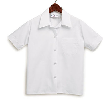 Robert A. Black Magnet SchoolWhiteShort Sleeve Pointed Collar BlouseGrades: 4-8