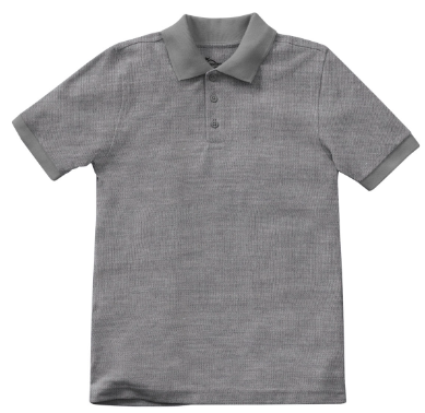 St. Thomas the ApostleGrayShort Sleeve PoloWith School Logo