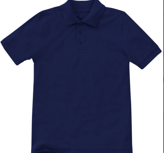 Holy Family SchoolNavy Short Sleeve PoloWith School LogoGrades:  Kindergarten-1