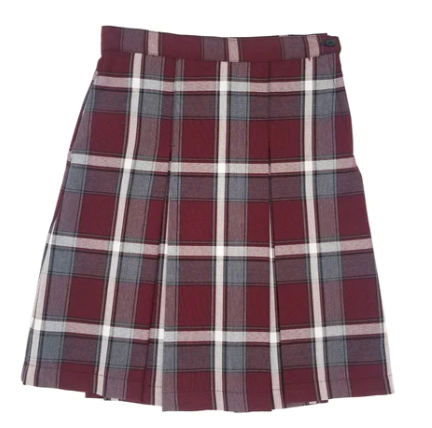 Two Kick Pleat Skirt
Plaid 91