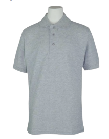 GrayShort Sleeve Polo