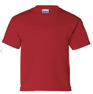 WackerRed Gym T-shirtWith School Logo