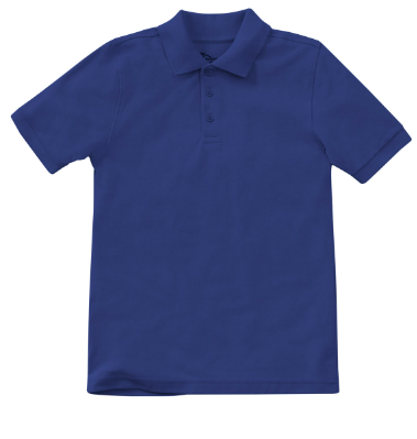 Holy Family School Little LearnersRoyal Short Sleeve PoloWith School LogoGrade:  PreK