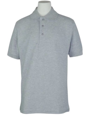 St. GeraldShort Sleeve PoloGrayWith School LogoBoys only all gradesGirls grades:  4-8