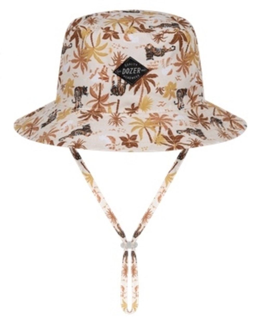 DOZER BABY BOYS NATURAL REVERSIBLE BUCKET HAT LEO