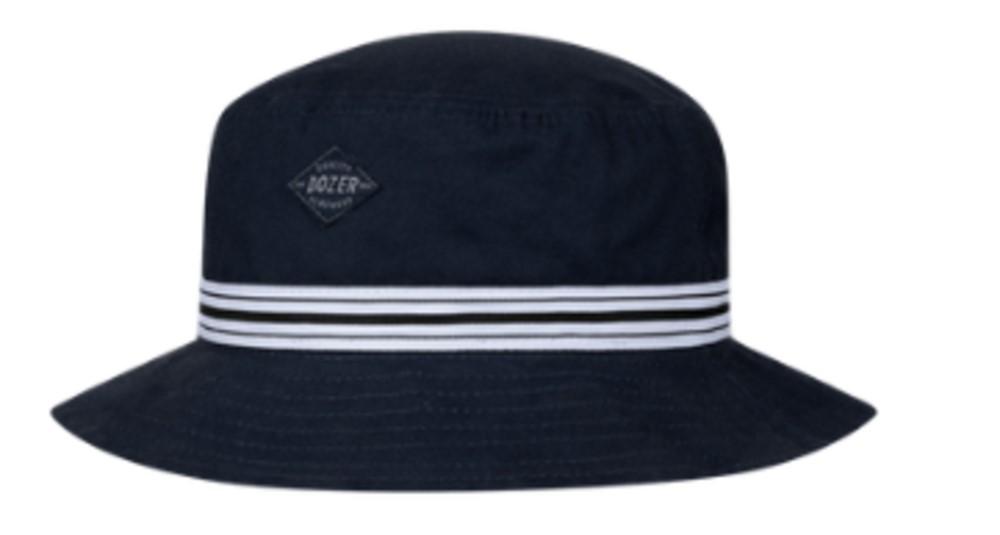 DOZER BOYS NAVY REVERSIBLE BUCKET HAT BROGO