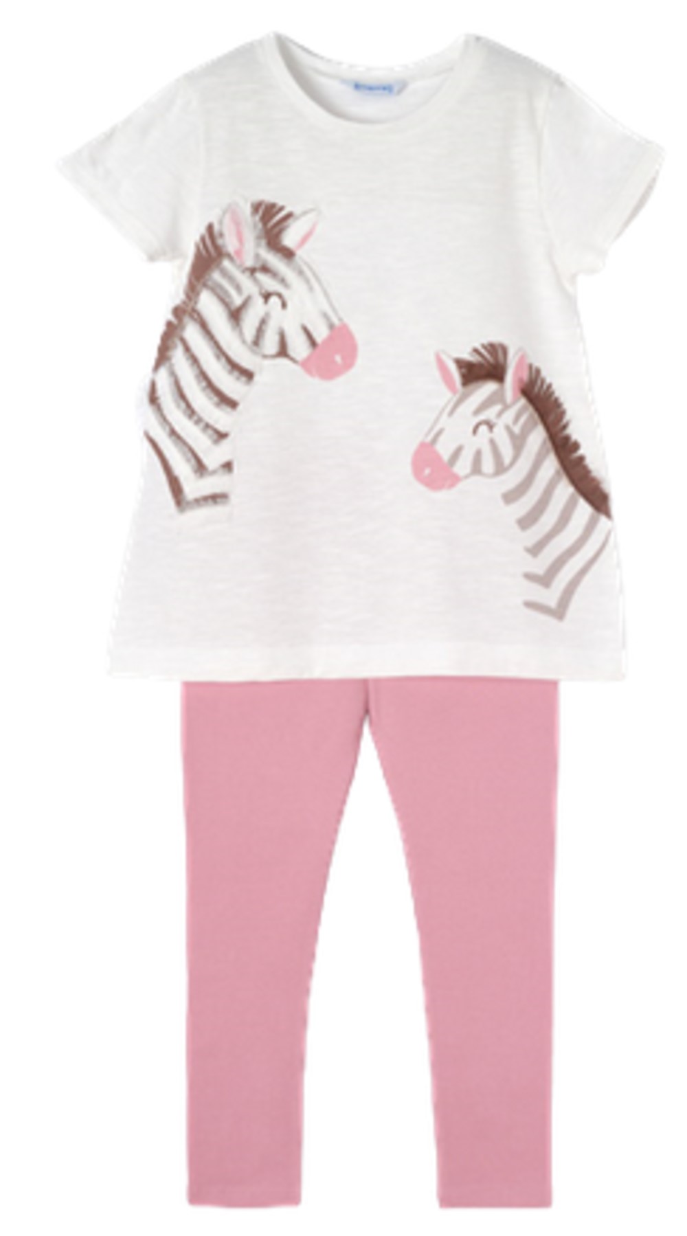 MAYORAL 3756 GIRLS ZEBRA LEGGINGS SET