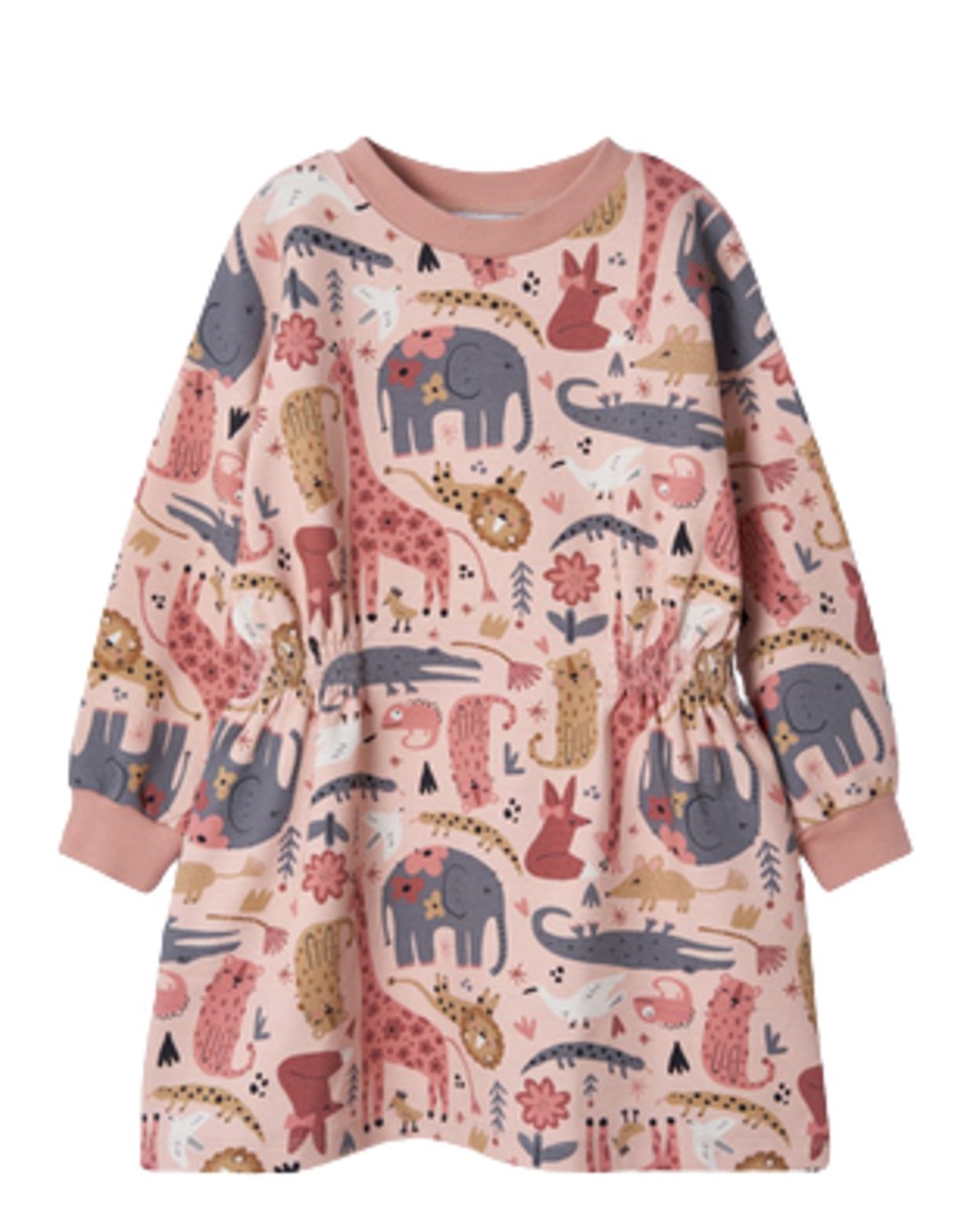 MAYORAL 4974 GIRLS ANIMAL PRINT DRESS 