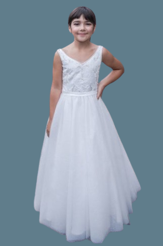 Macis Design Communion Dress#105Front