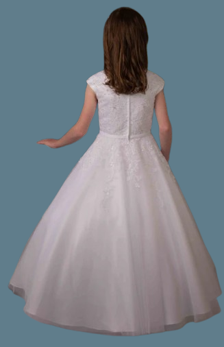 Sweetie Pie Communion Dress#310BackHeadpiece Not Included