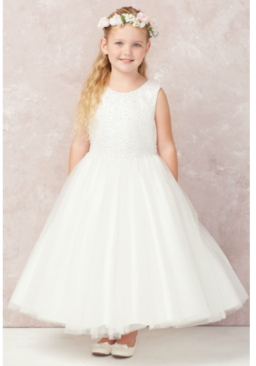 Tip Top Kids Communion Dress#212Headpiece Not Included