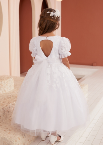 Tip Top Kids Communion Dress#215BackHeadpiece Not Included