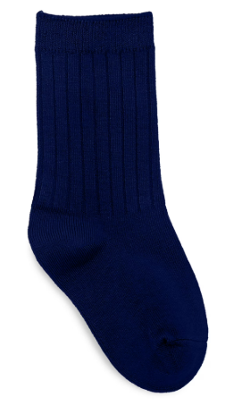 NAVY 3 PACK UNISEX RIBBED CREW SOCKS&nbsp;*SIZES ARE ACCORDING TO SHOE SIZE
