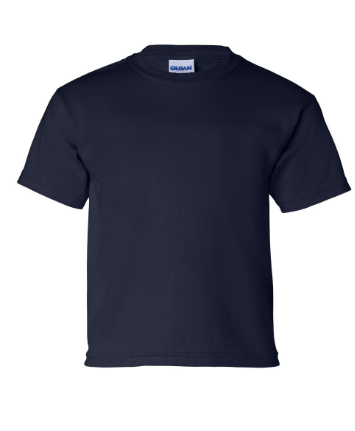 Cambridge Classical Academy Navy Gym T-shirtWith School Logo