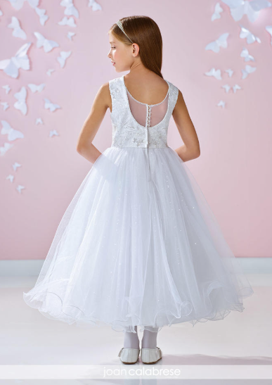 Joan Calabrese Communion Dress#5BackHeadpiece Not Included
