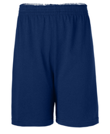 Queen of MartyrsNavyJersey Gym ShortsWith School LogoGrades: PreK3-8